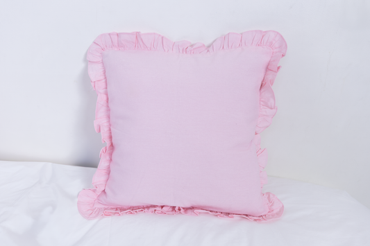 Ruffles Pillow Cover- Lavender
