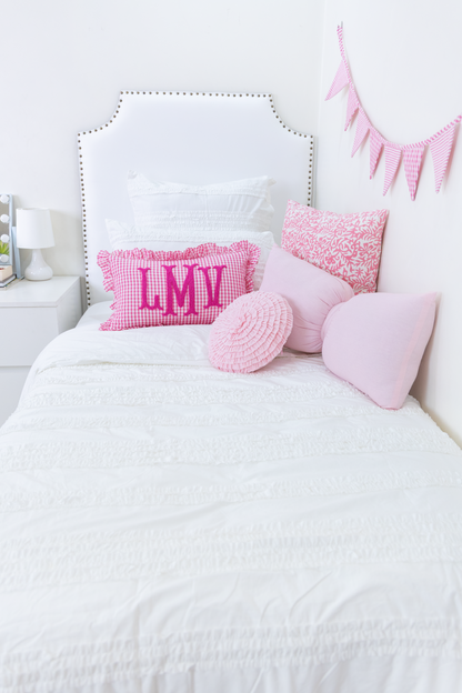 Bow Pillow- Lavender