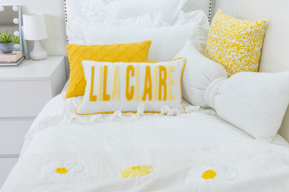 Bow Pillow- Lavender