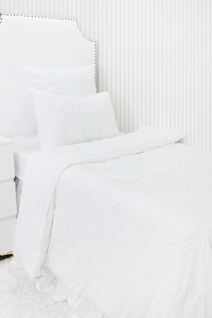 Cotton Percale Organic Pinch Pleat Shams