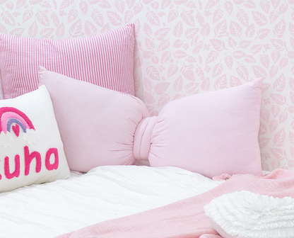 Bow Pillow- Lavender