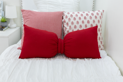 Bow Pillow- Lavender