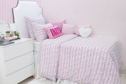 Bow Pillow- Lavender