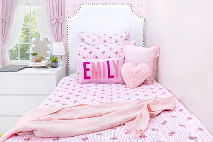 Ruffles Pillow Cover- Lavender