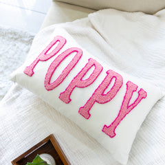 Bespoke Punch Needle Embroidered Cushion Covers- Off White
