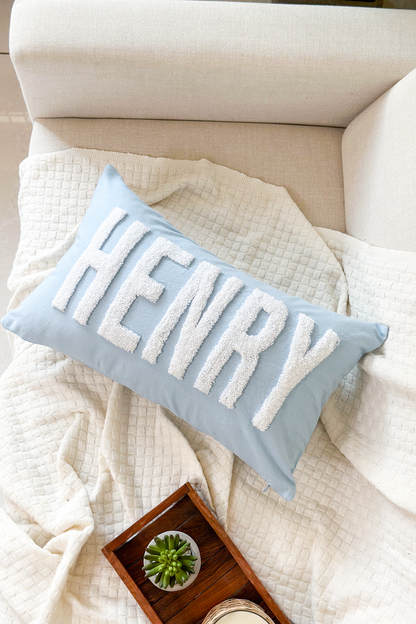 Personalized Cotton Pillow Covers with Punch Needle Embroidery- BEST SELLERS