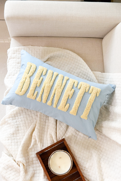 Personalized Cotton Pillow Covers with Punch Needle Embroidery- BEST SELLERS