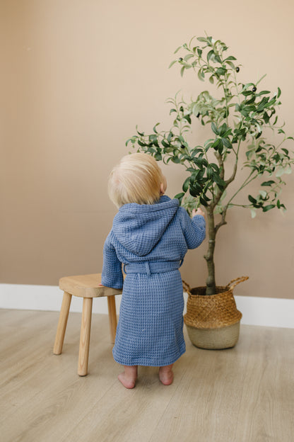 Personalized Organic Waffle Bath Robe