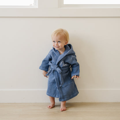 Personalized Organic Waffle Bath Robe