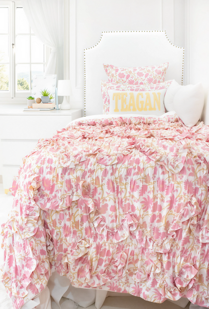 Butter Yellow Custom Name Pillow Cover
