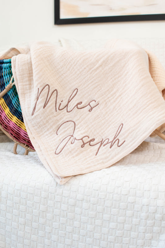 Organic Wrinkle Swaddle 4 Layer Muslin, Pack of 1, 100% Cotton
