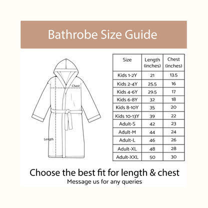 Personalized Organic Double Gauze Bath Robe