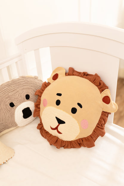 Jungle Safari Lion Shape Pillows for Kids