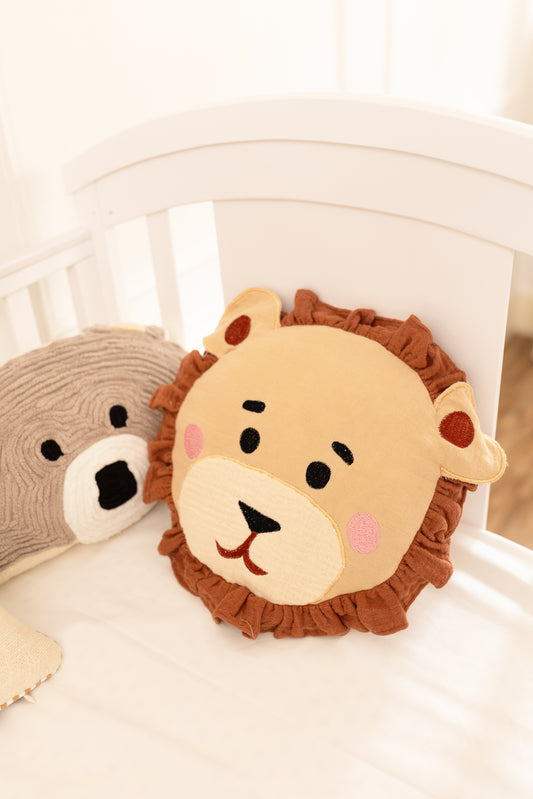 Jungle Safari Lion Shape Pillows for Kids