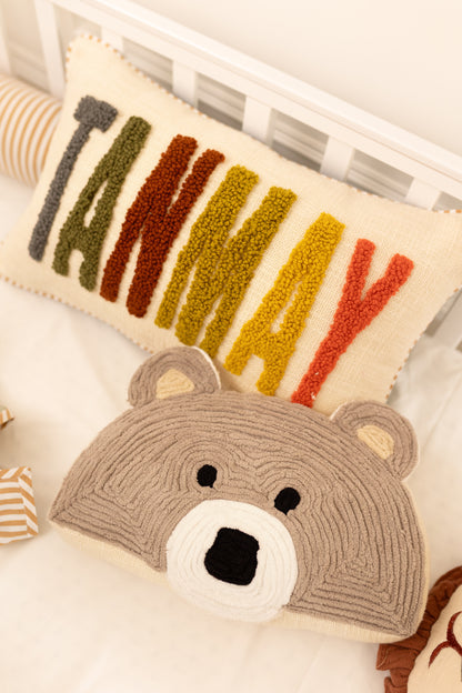 Jungle Safari Bear Shape Pillows for Kids