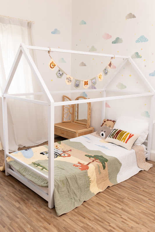 Jungle Safari Bear Shape Pillows for Kids