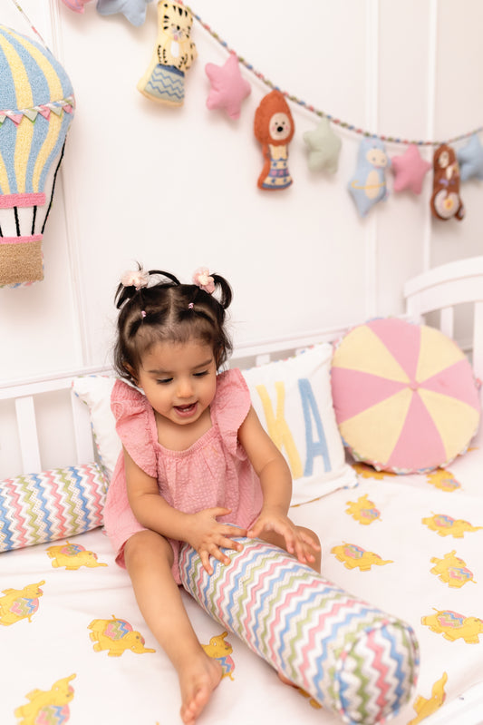 Carnival Pinwheel Shape Pillows for Kids