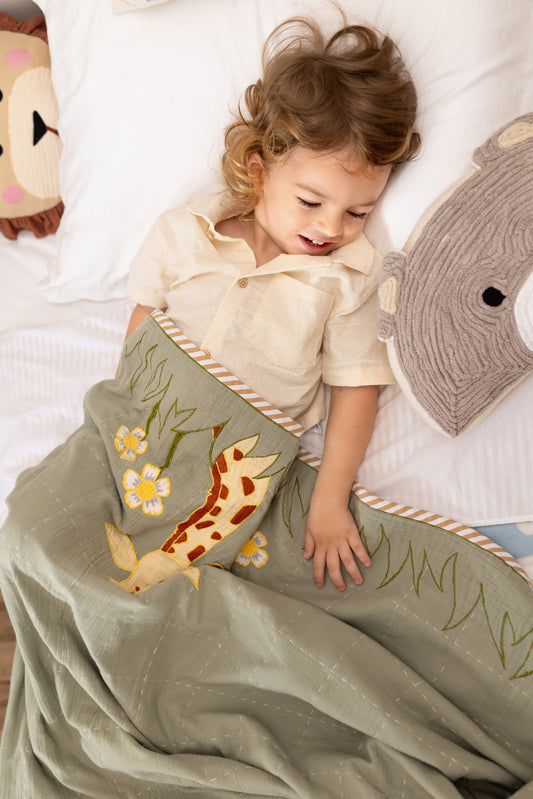 Jungle Safari Bear Shape Pillows for Kids