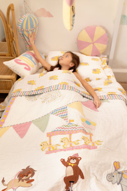 Carnival Hot Air Balloon Shape Pillows for Kids